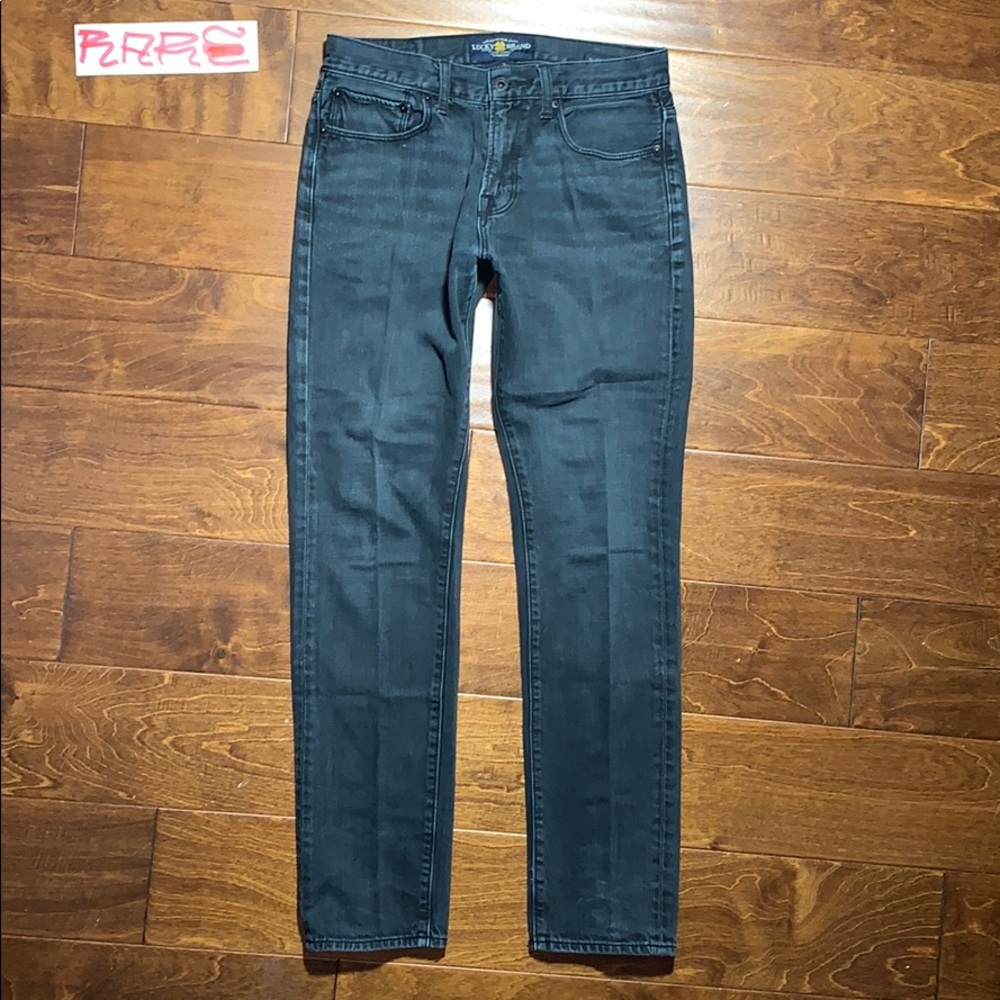 Authentic Skinny Lucky Brand Black Denim Jeans 🍀